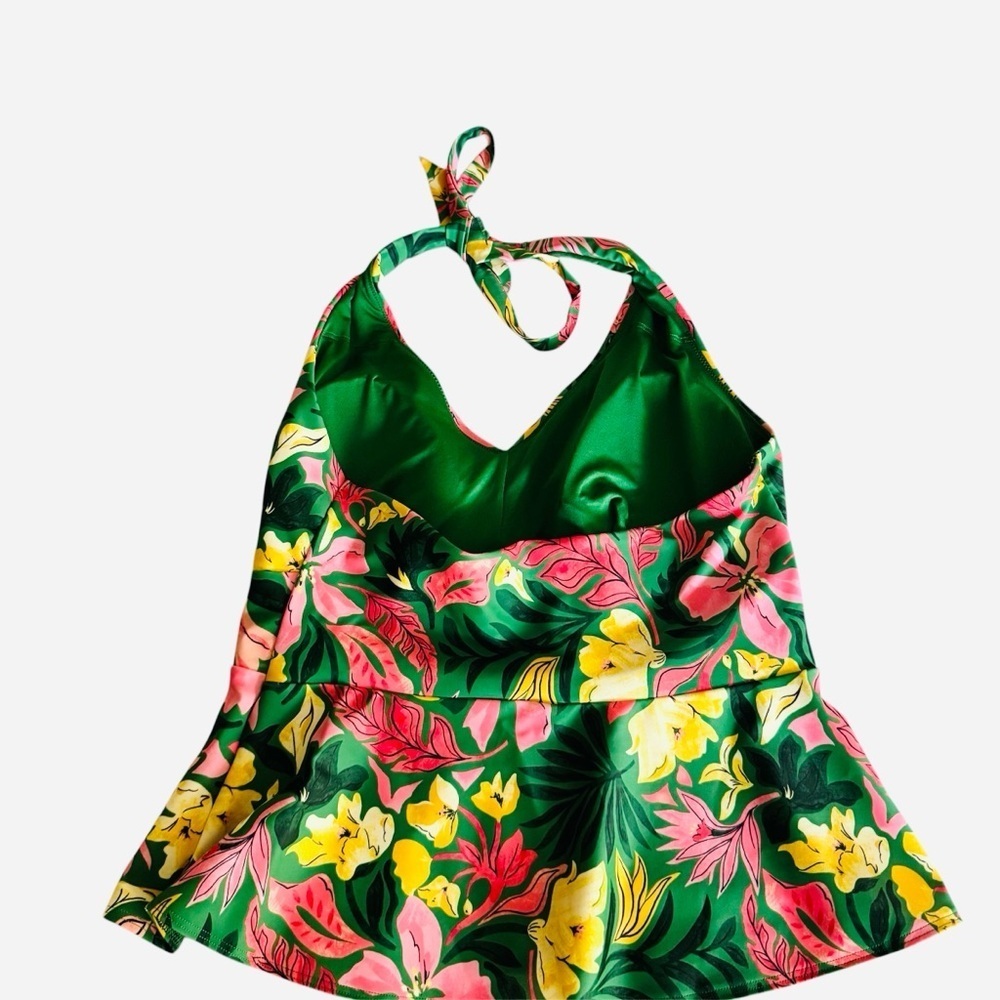 Old Navy Floral Matte Tankini Swimsuit - Picture 3 of 6